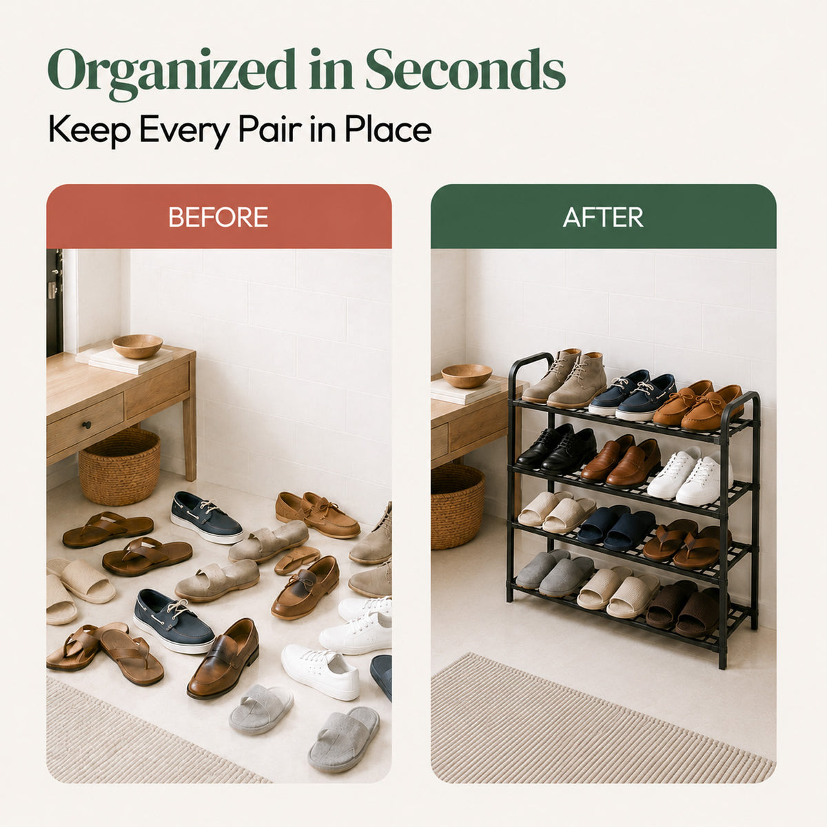 STEPMATE, Shoe Rack