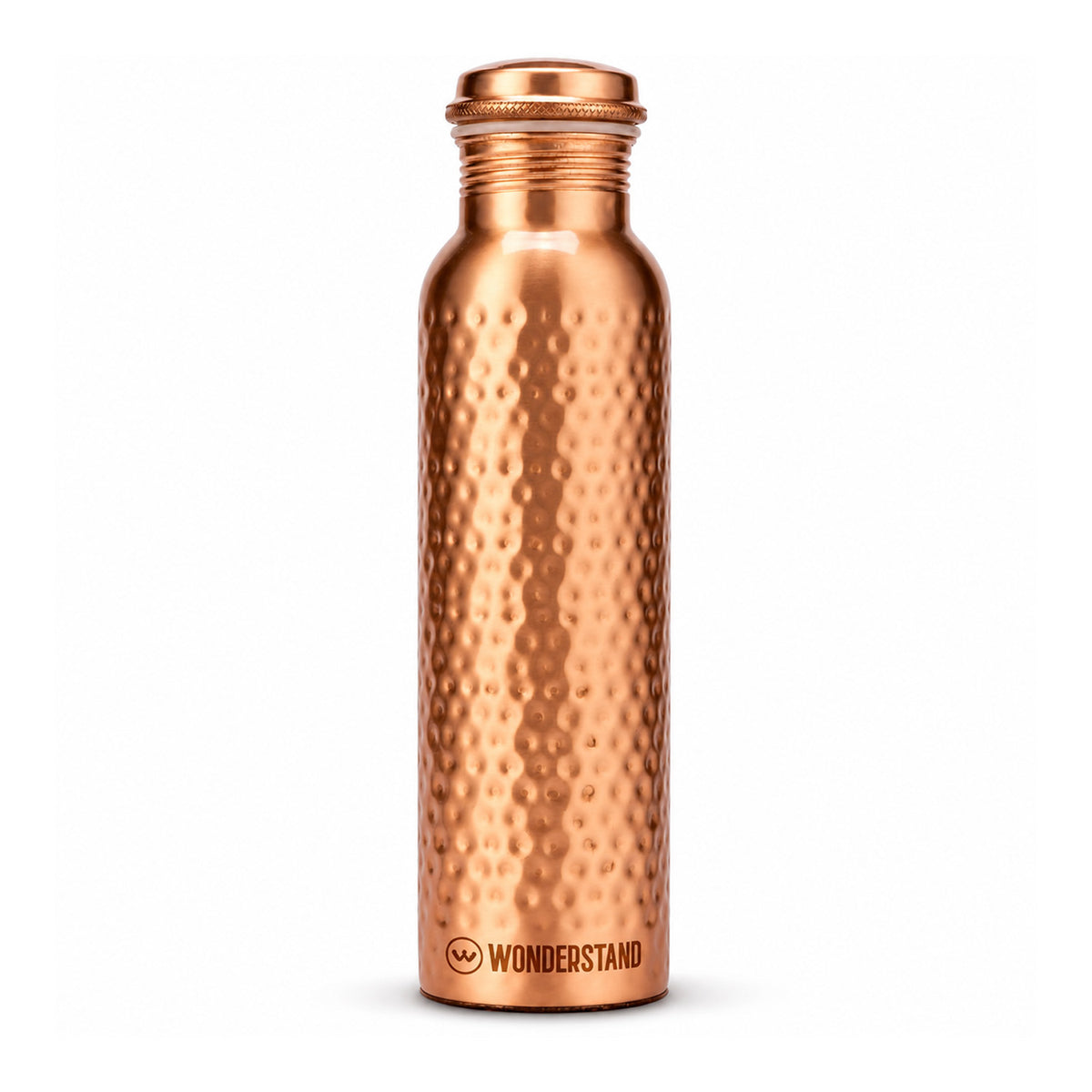 Copper Water Bottle - Hammered #Design_Hammered