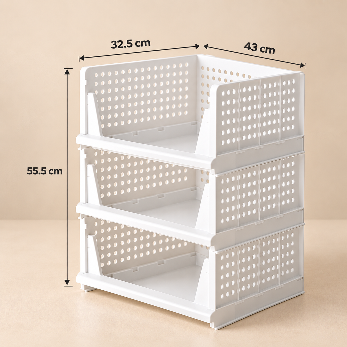 Wardrobe Stackable Clothes Organizer
