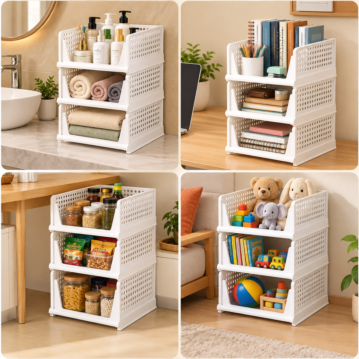 Wardrobe Stackable Clothes Organizer