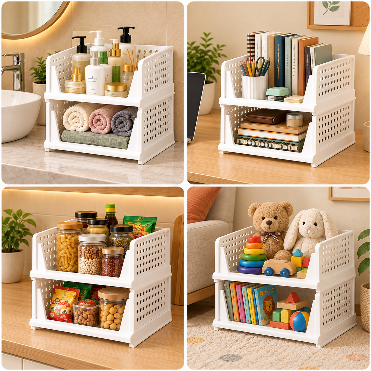 Wardrobe Stackable Clothes Organizer