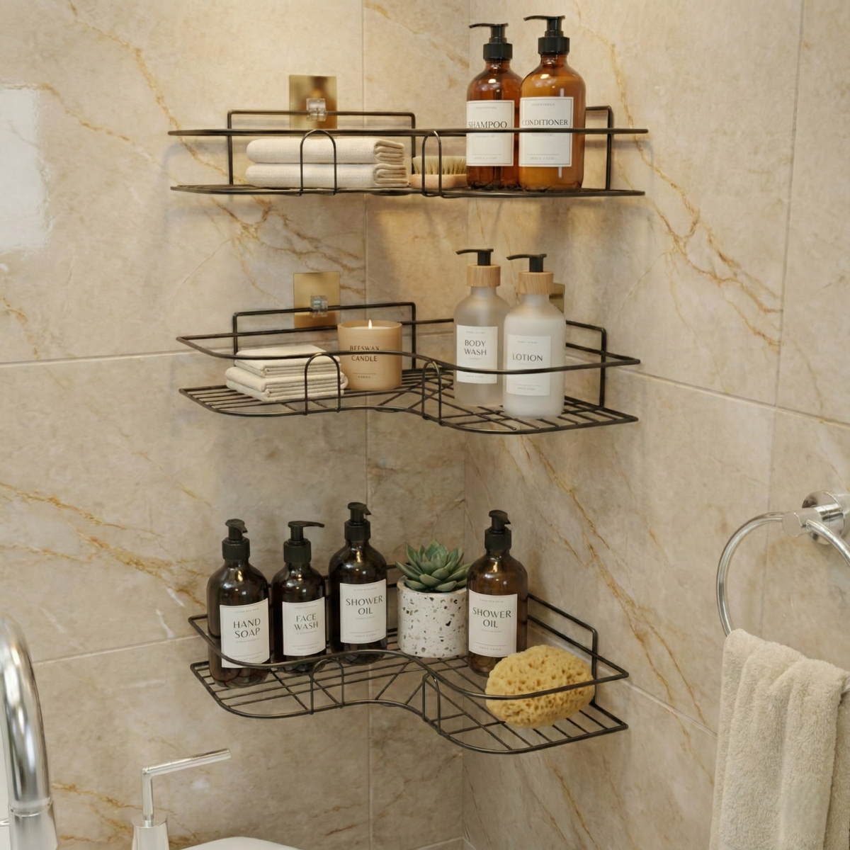 CADDY Shelf Rack for Corner Walls