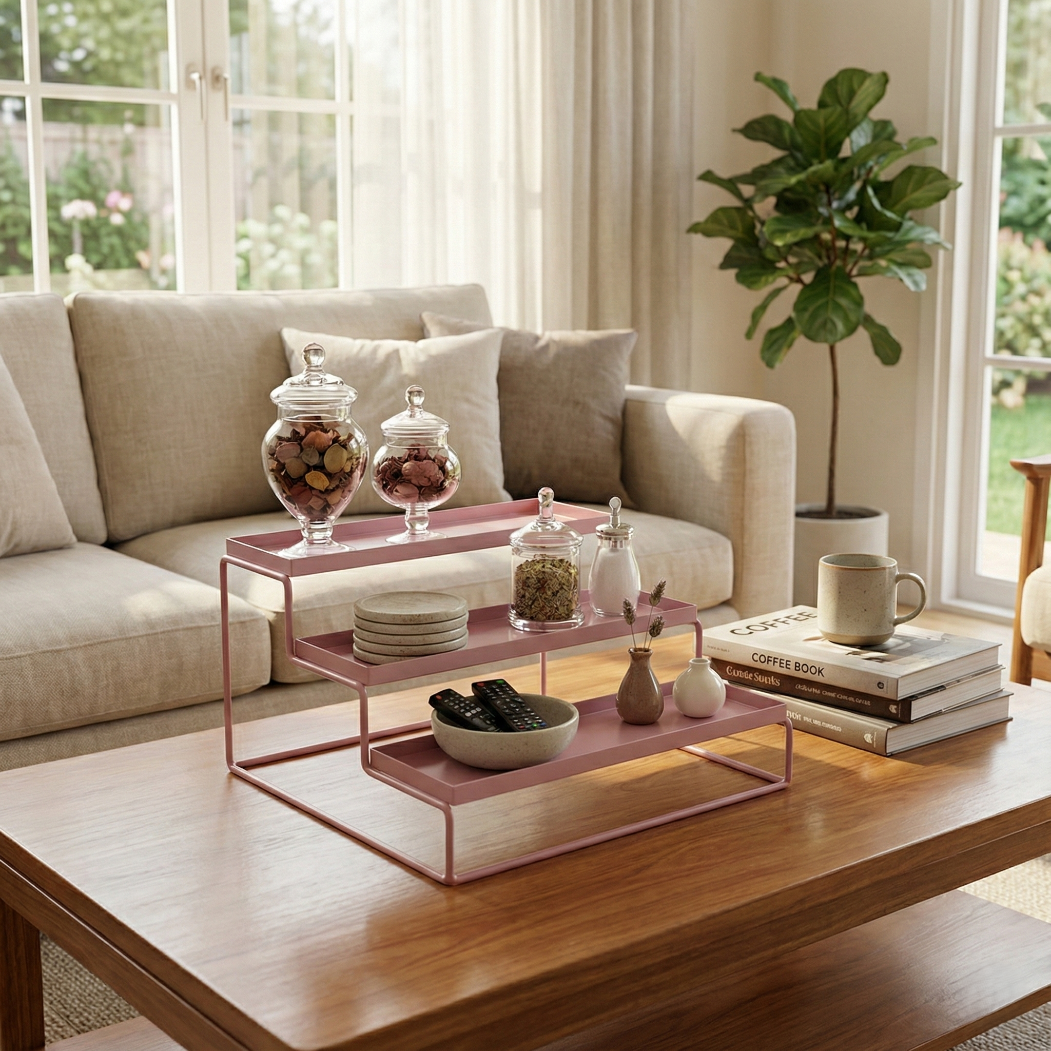 TRIZEN Step Rack - Pink #Color_Pink