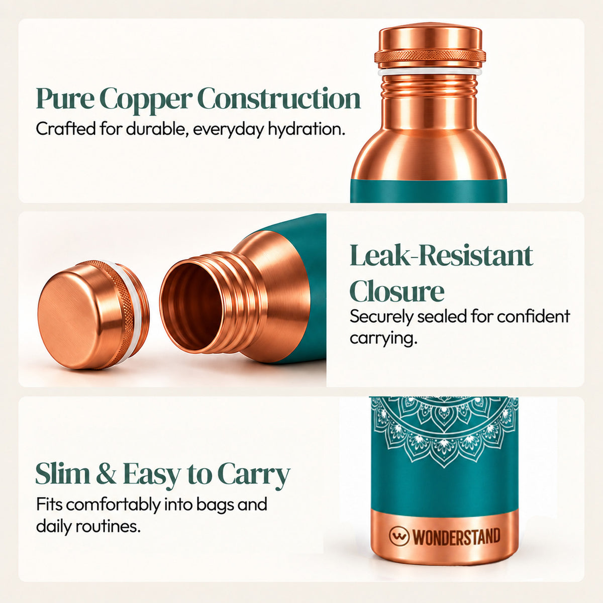 Copper Water Bottle