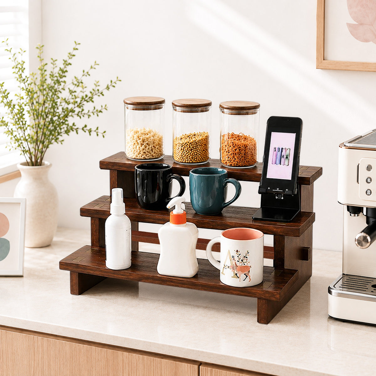 STEPPO Wooden Organizer Rack