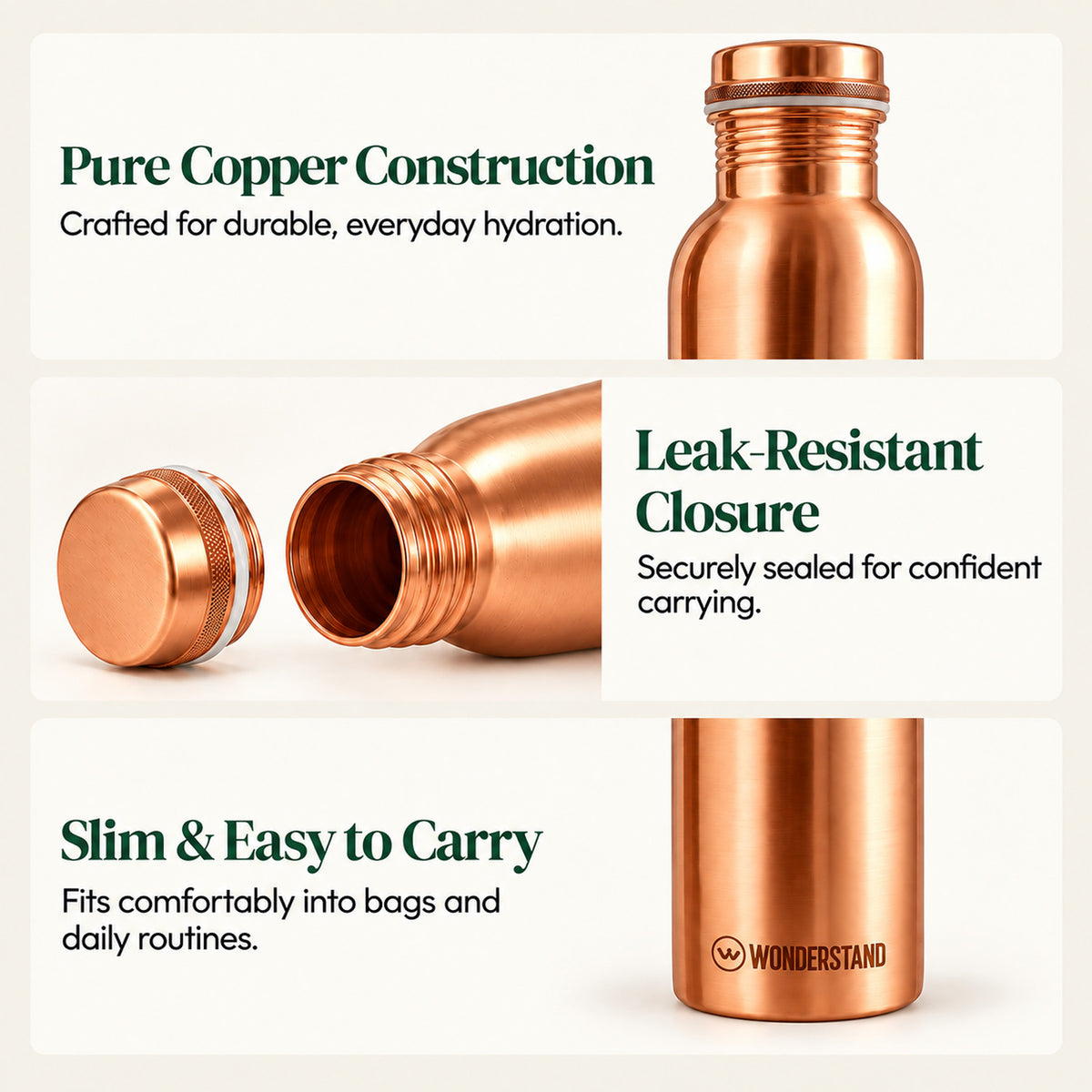 Copper Water Bottle