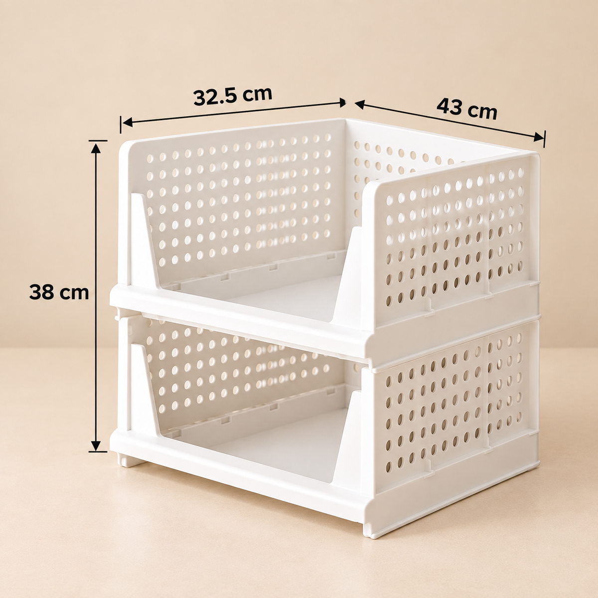 Wardrobe Stackable Clothes Organizer
