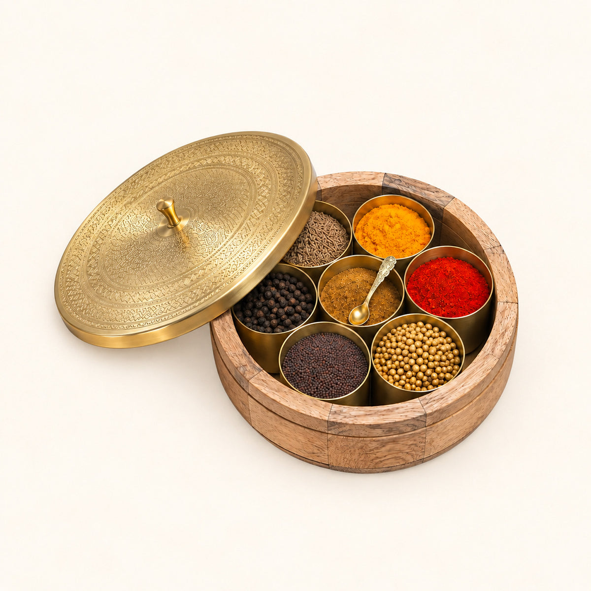 Premium Spice Box with 7 Bowls
