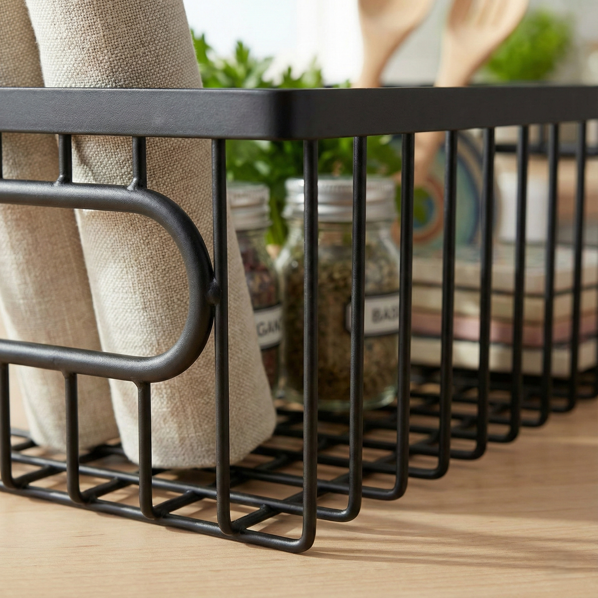 BASKY Metal Storage Basket