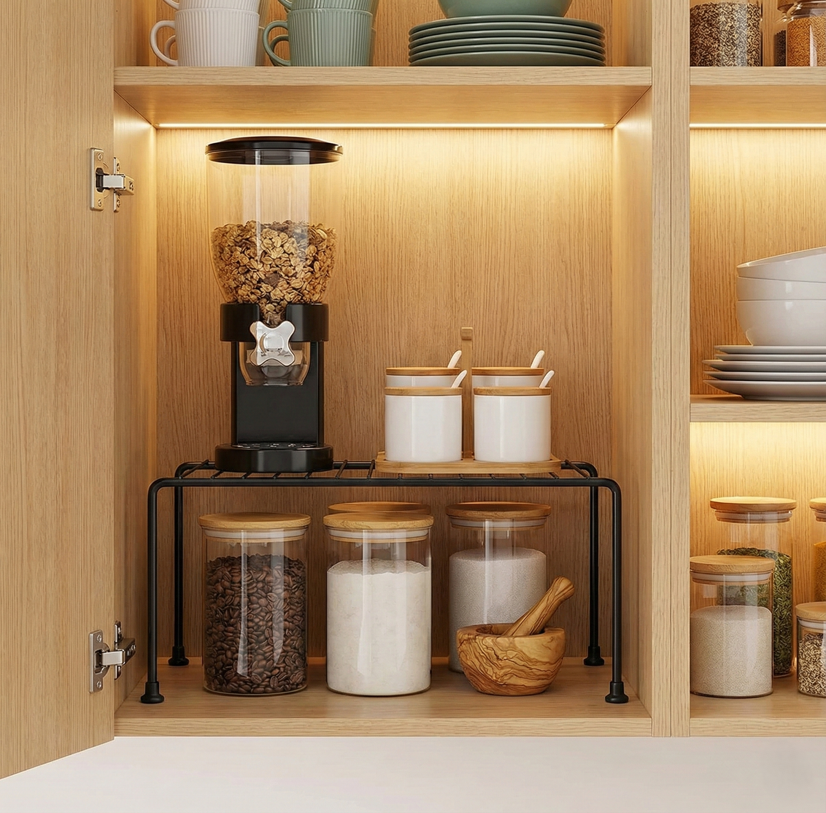 Multipurpose Dish Rack Shelf Divider