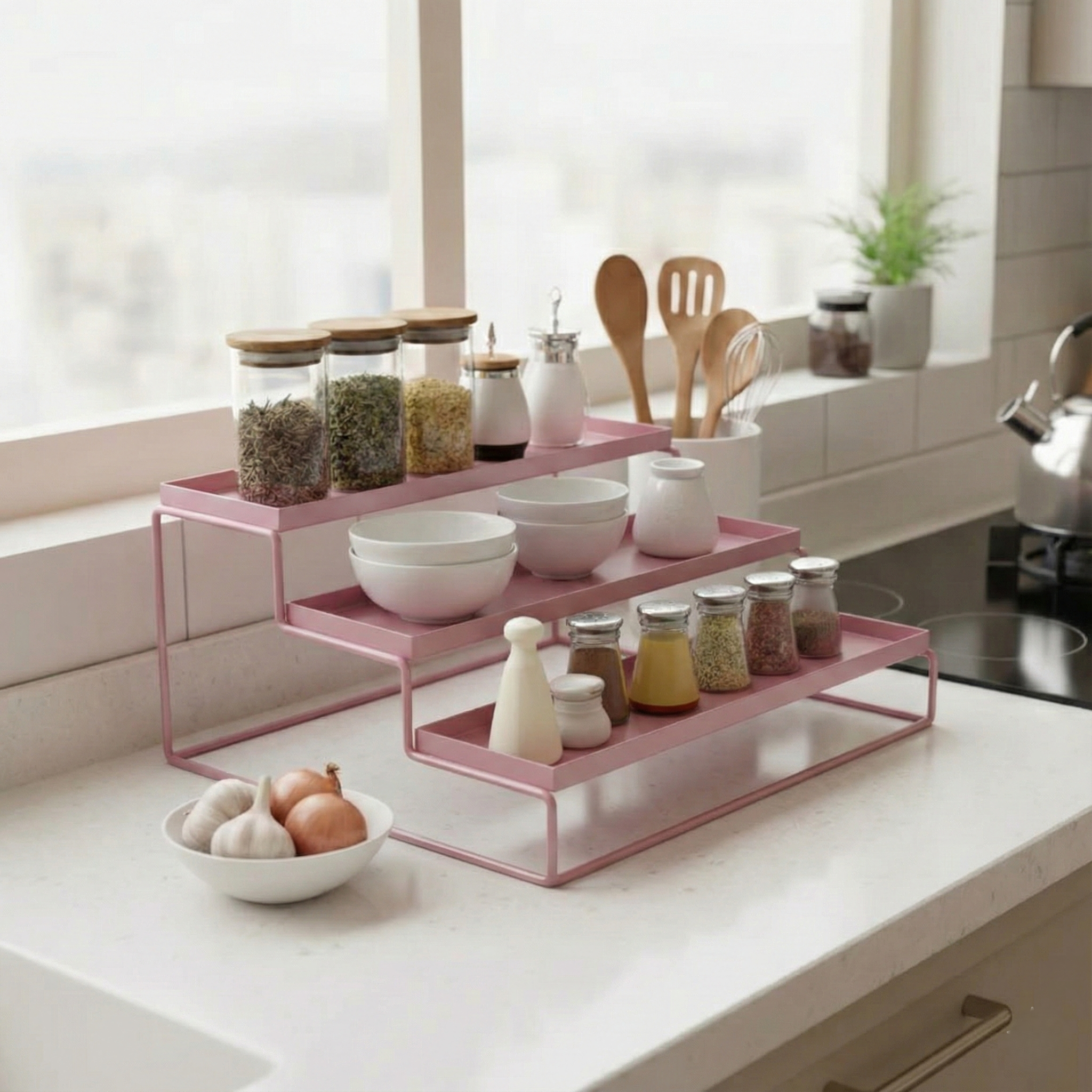 TRIZEN Step Rack - Pink #Color_Pink