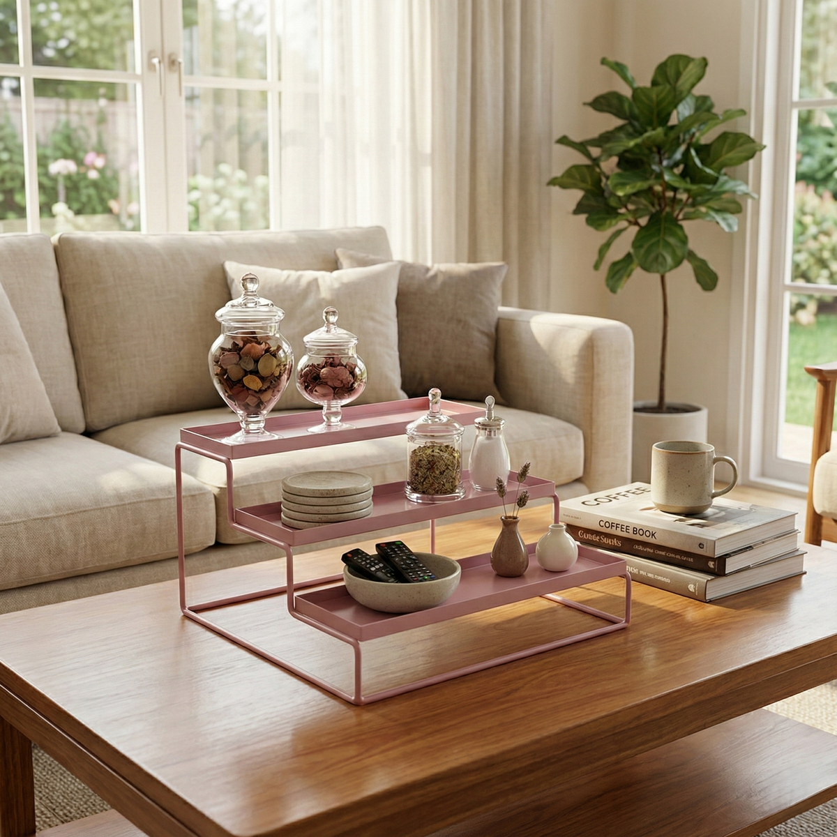 TRIZEN Step Rack - Pink #Color_Pink